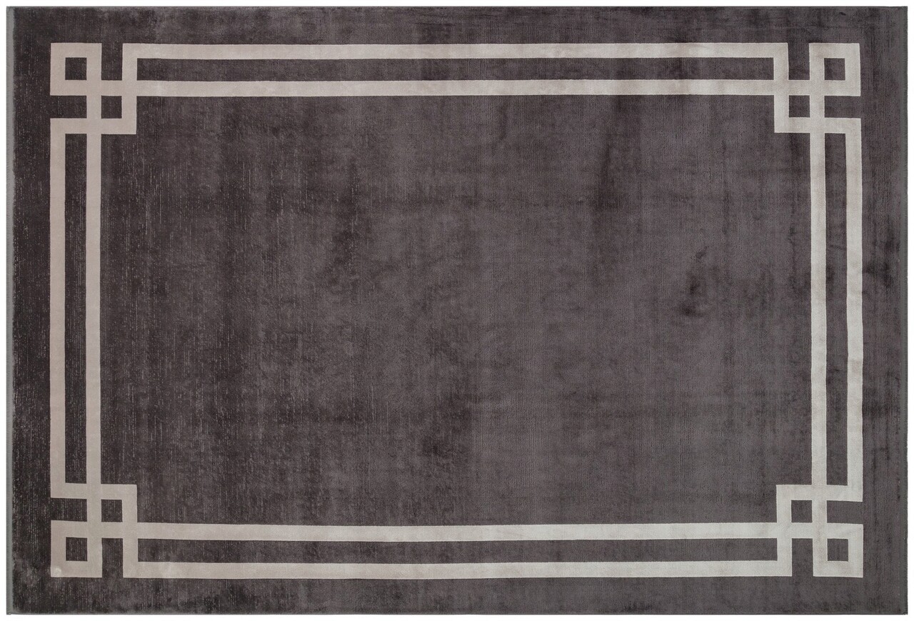 Covor, Lug 01 Antrasit Grey , 80x150 cm, Viscoza, Gri - 2 | YEO