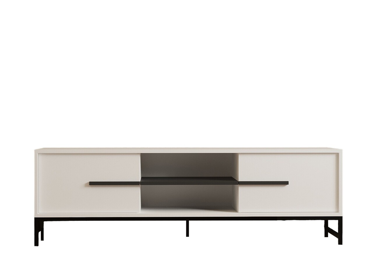 Comoda TV, Hanah Home, Mono, 160x50x40 cm, Alb - view 5