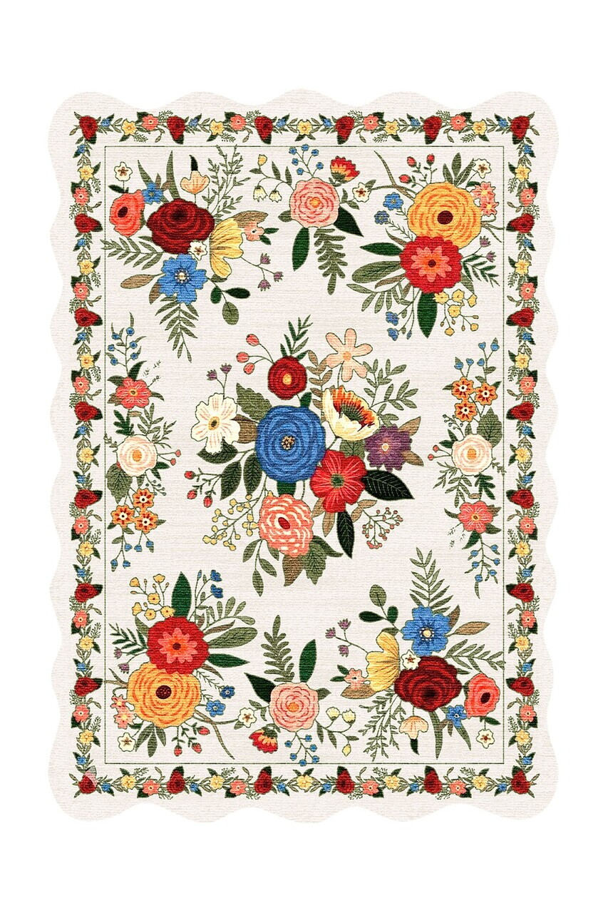 Covor, CLR-7527-18, 100x250 cm, Poliester, Crem — imaginea 2