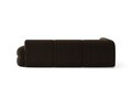Coltar stanga 5 locuri, Neo, Micadoni Home, 295x210x83 cm, tesatura Boucle, maro