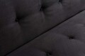 Canapea extensibila cu 3 locuri, Futon, 859FTN2904, Metal , Negru