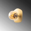 Aplica de perete, Fulgor, 942FLG1375, Metal, Auriu
