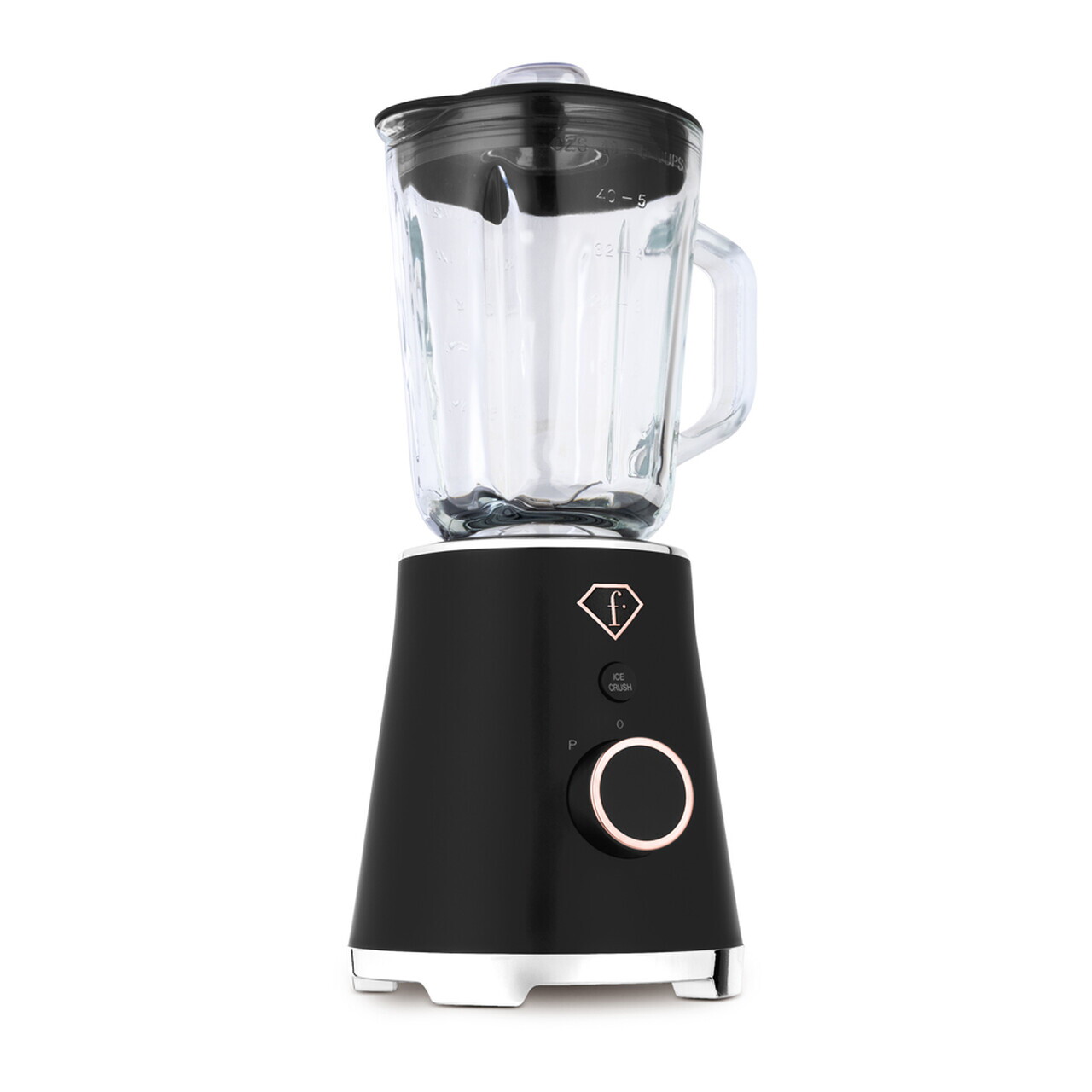 Blender de masa Fashion TV, Black Rose, 1.5L, 1000W, plastic/sticla, negru/transparent - view 4