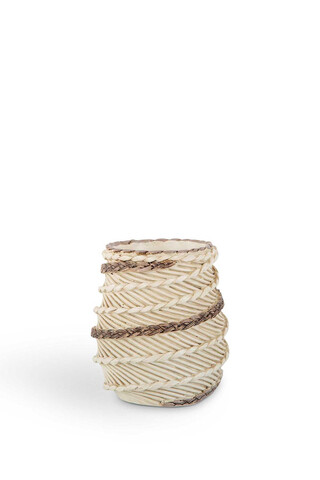 Suport periute si pasta de dinti, Marva, 9x9x11 cm, Polirasina, Crem