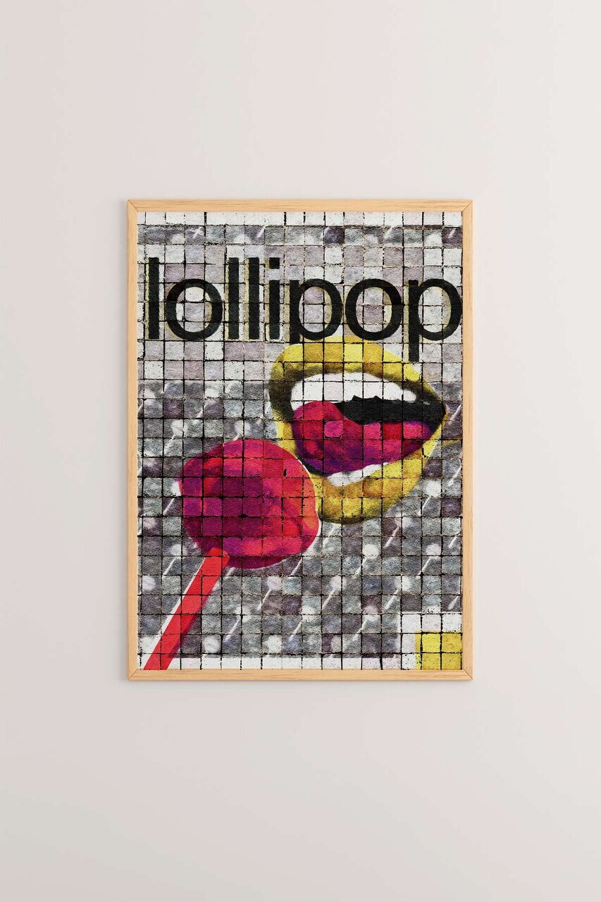Tablou decorativ, Popmosaıc12, Lemn masiv, MDF, Multicolor - view 2