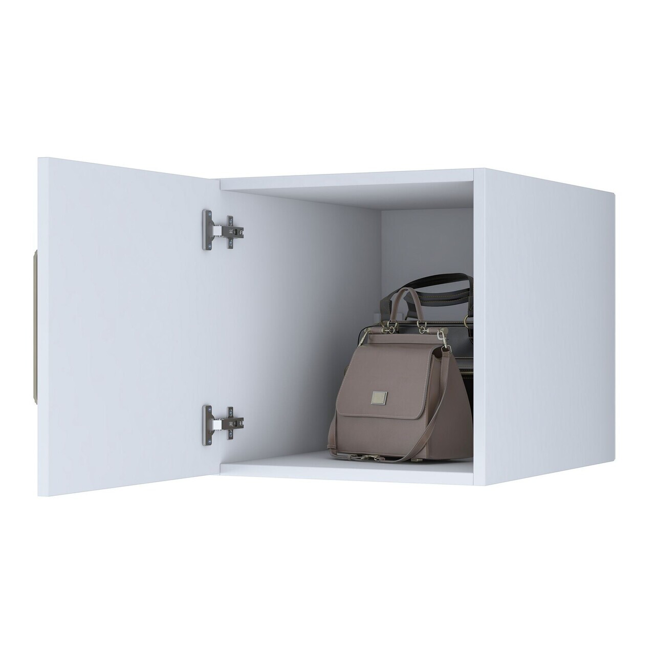 Dulap de perete, Hanah Home, BA167, 45x45x57.5 cm, PAL melaminat, Alb - view 10