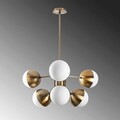Lustra, Tatum, 584TTM1257, Metal, Alb / Vintage