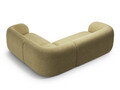Coltar dreapta 4 locuri, Kate, Micadoni, 252x220x76 cm, tesatura structurata, galben melanj
