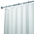 Perdea de dus Poly, iDesign, 183x183 cm, poliester, alb