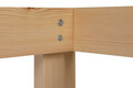 Patut pentru copii Baby Nest, Dekzy, Plus 107, 196x96x55 cm, Stejar