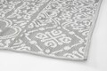 Covor cu doua fete Shiraz, Bizzotto, 150 x 210 cm, polipropilena, alb/gri