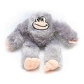 Jucarie de plus pentru caini Monkey S, Gloria, 19 x 6 x 21 cm, poliester, gri
