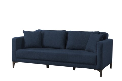 Canapea WESTOR, Pandia Home, 205x95x80 cm, lemn, albastru Canapele si coltare