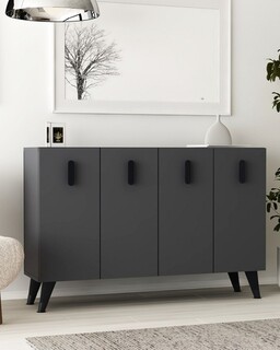 120x75x29.6 cm, Antracit