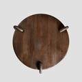 Masuta de cafea Astir, Homla, 60x39 cm, lemn, maro