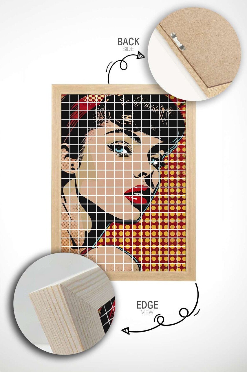Tablou decorativ, Popkare19, MDF, Multicolor - view 4