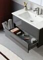 Dulap de baie cu chiuvetă, Hanah Home, Arno 85, Antracit