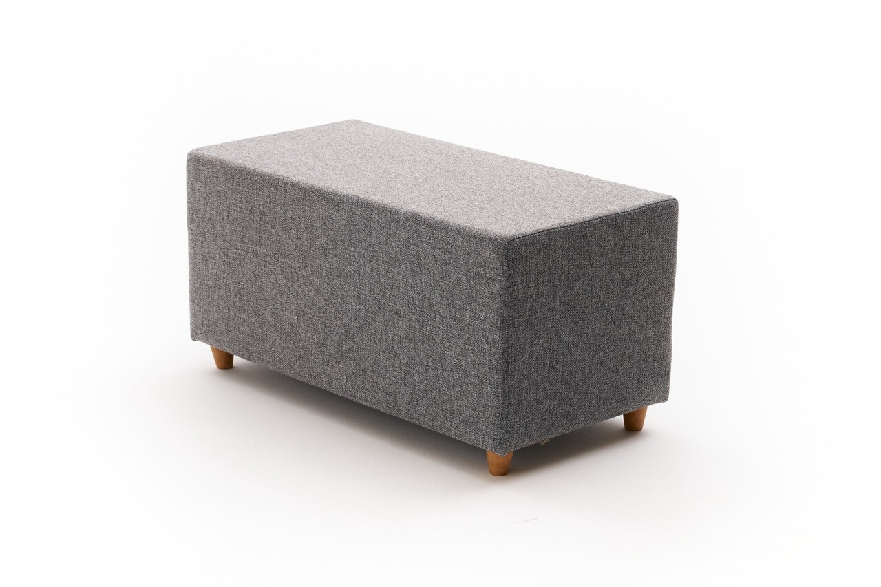 Taburet, Atelier del Sofa, 825BLC5181, Lemn, Antracit - view 4