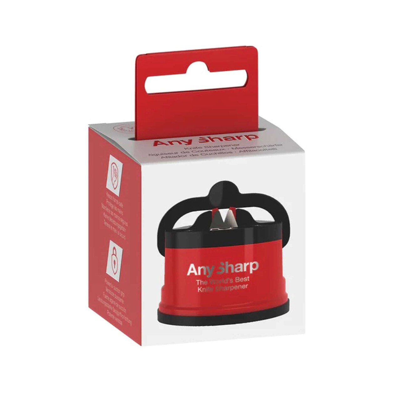 Ascutitor de cutite, "Premium", Red - AnySharp - imagine 6