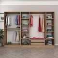 Dulap pentru haine, Hanah Home, Nisa, 270x210x52 cm, Dore