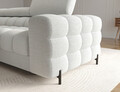 Coltar extensibil dreapta 3 locuri ELTAP, LT-03ROY, Felro, 285x181x93 cm, lemn/poliester, gri deschis