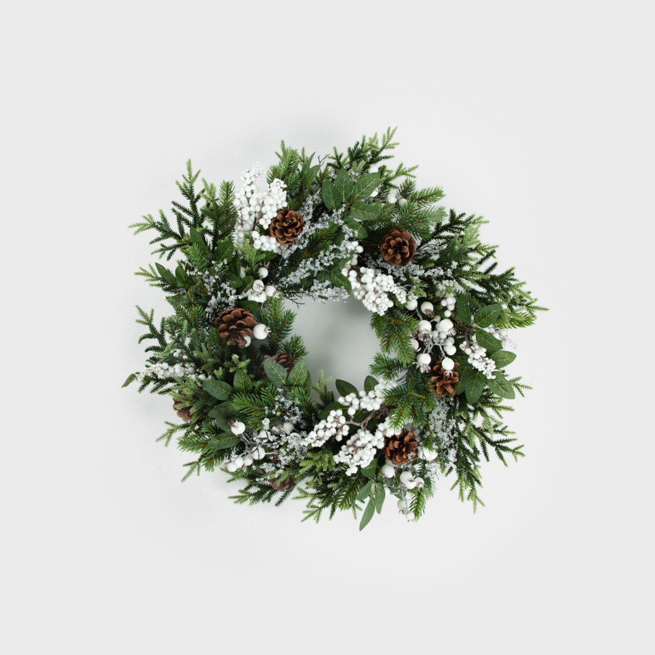 Coronita Farila, Homla, 55 cm, plastic, alb/verde - 2 | YEO
