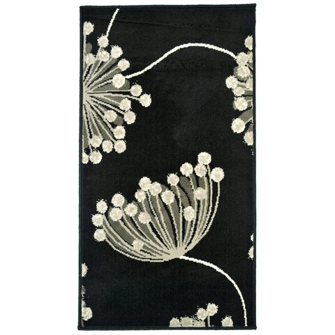 Covor electra, decorino, 120x170 cm, polipropilena, negru/gri