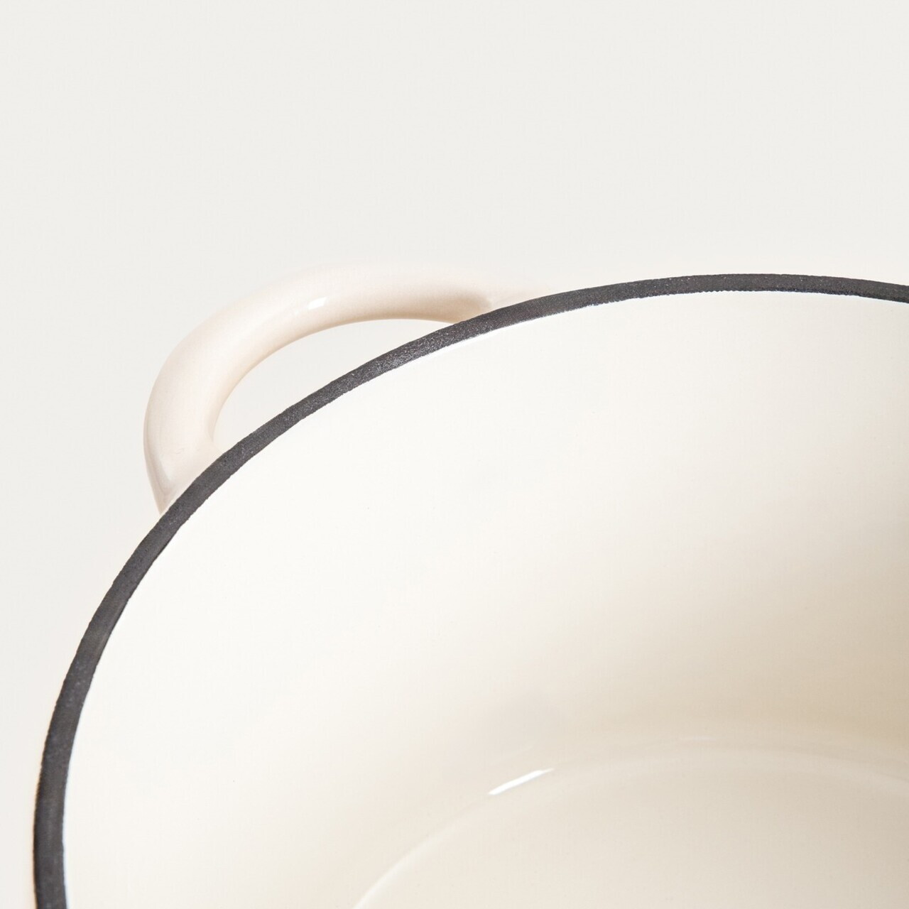 Oala Andreas, Homla, 24 cm, 4 L, fonta, crem - view 5