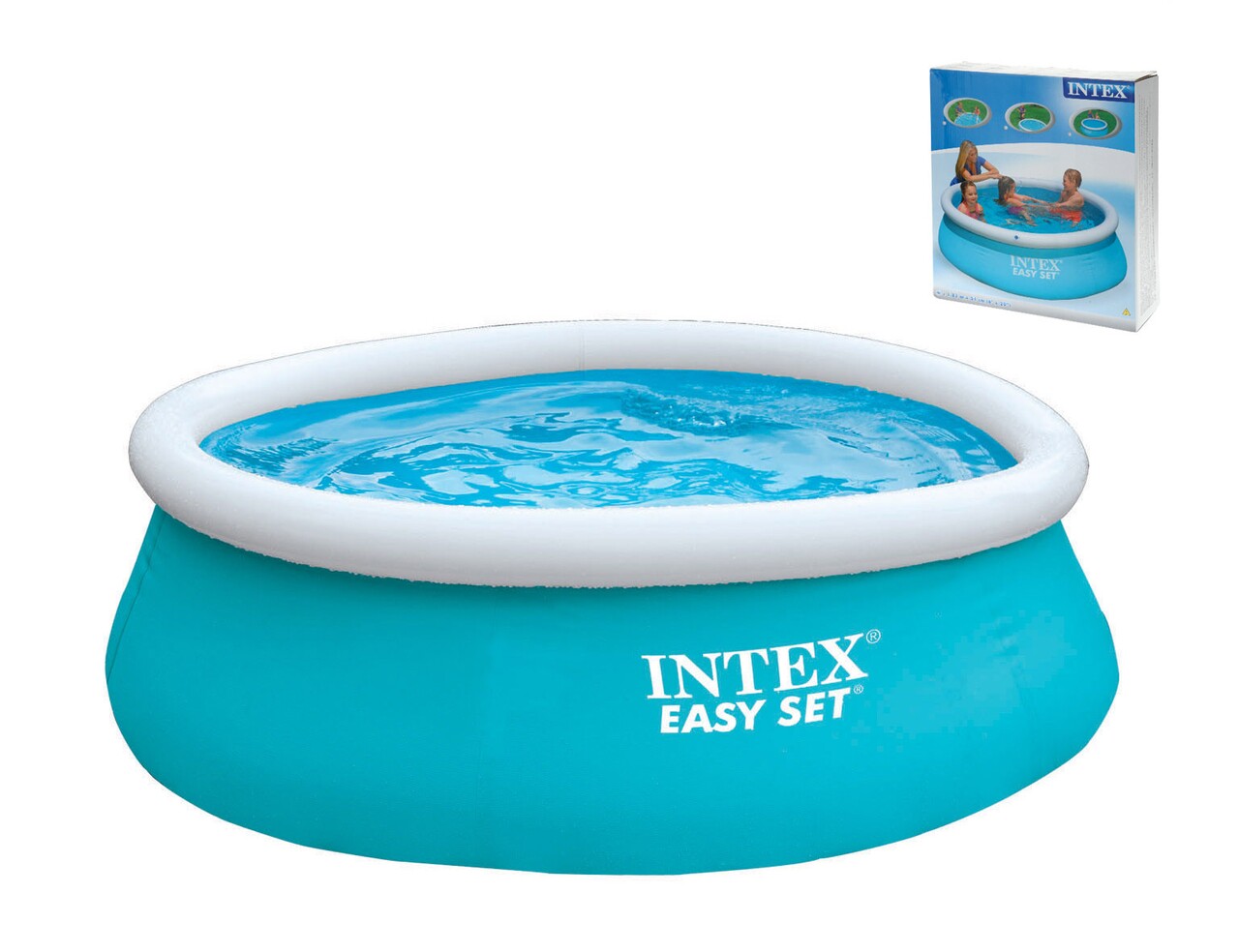 Piscina Gonflabila Easy Set, Intex, 183x51 Cm, 886 L, PVC