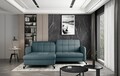 Coltar extensibil stanga 3 locuri ELTAP, Lore-44, Lorelle, 225x160x105 cm, lemn/poliester, albastru