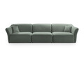 Canapea 5 locuri, Hailey, Micadoni Home, 292x102x79 cm, tesatura boucle, grafit
