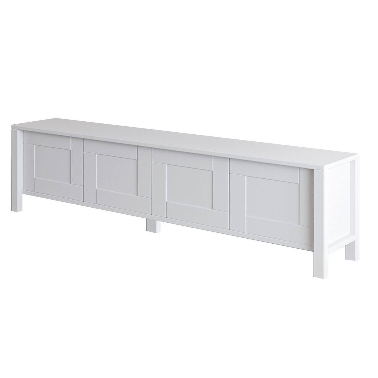 Comoda TV, Hanah Home, Vachel, 160x45x35 cm, PAL, Alb — imaginea 5