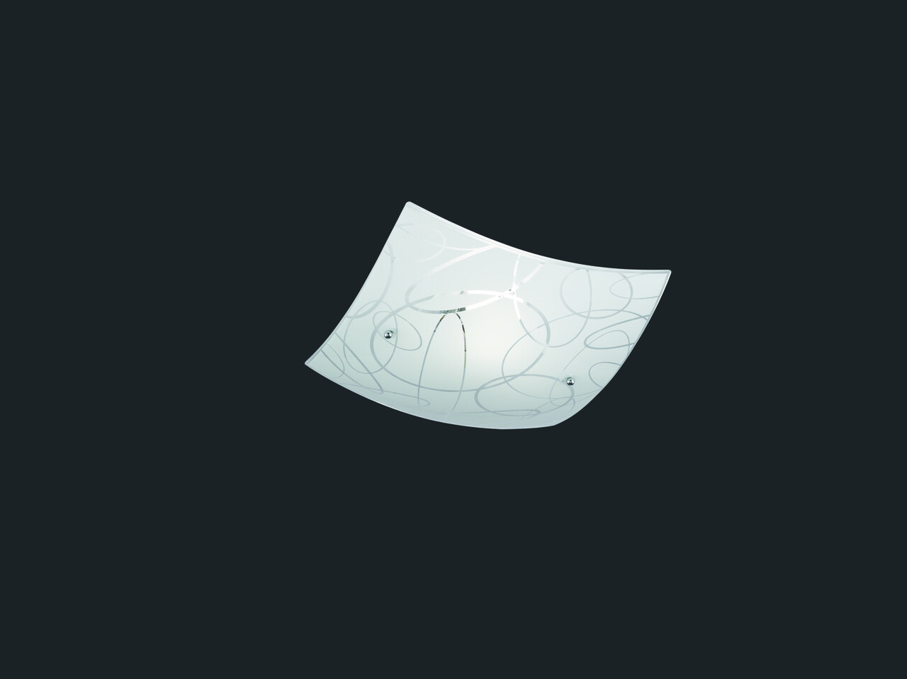 Plafoniera Spirelli, TRIO, 30x30x9 cm, 40W, 1x E27, metal, alb