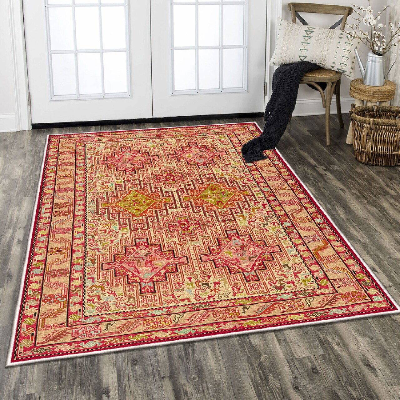 Covor Els2049 180x280 cm Catifea Multicolor