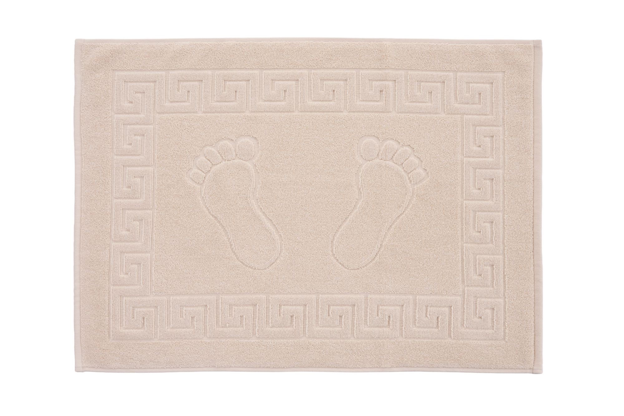 Set covorase de baie 2 piese, L'essentiel Maison, Scopa, Crem