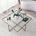 Masuta de cafea, Neostill, Sun S411, 85x35x85 cm, Auriu