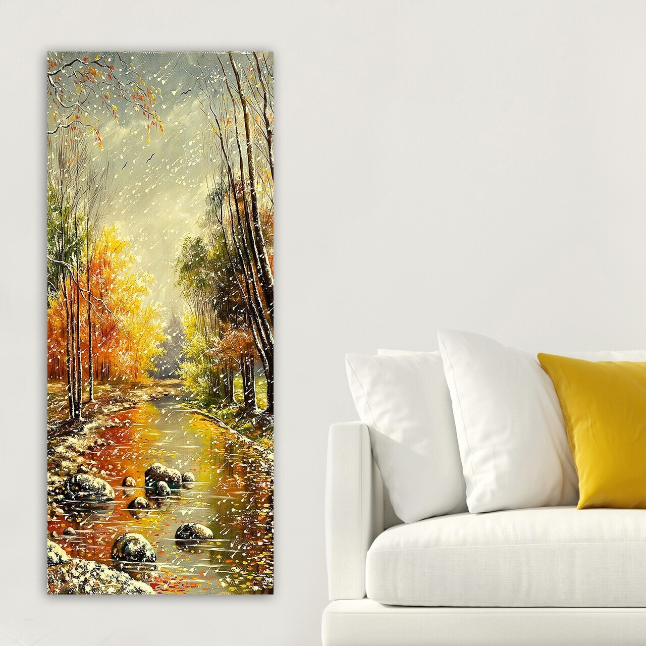 Tablou decorativ DKY17038537_50120 PÂNZĂ Lemn (Grosime: 3 cm Multicolor