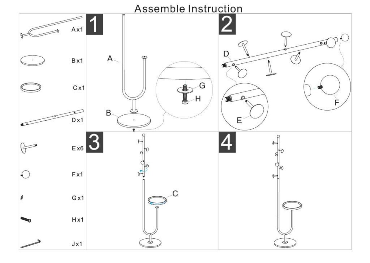 Cuier, Mauro Ferretti, Shelf, 40x35x176 cm, metal/imitatie de marmura, auriu/alb - imagine 10