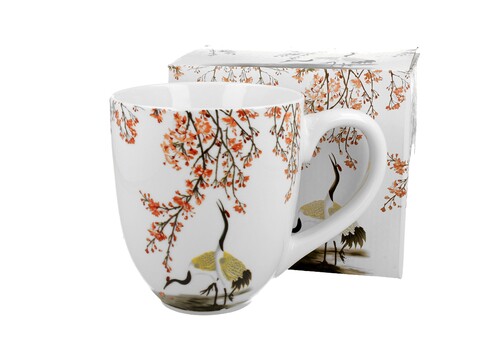 Cana, Duo, Sakura & Cranes, Jumbo XXL, 0.9 L, portelan, multicolor