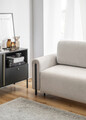 Canapea extensibila 3 locuri, ELTAP, SO-ARC-BL-18ROY, Arcadova, 244x97x97 cm, lemn/poliester, bej/negru