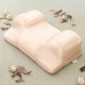 Perna cervicala anti-rid cu husa din satin Youthlow InnovaGoods, 50 x 14 x 30 cm, ergonomica, bej