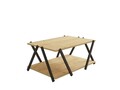 Masuta de cafea, Puqa Design, Lara, 93.6x41.2x63.6 cm, PAL, Stejar antracit / safir