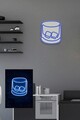 Decoratiune luminoasa LED, Whiskey Old Fashioned, Benzi flexibile de neon, DC 12 V, Albastru