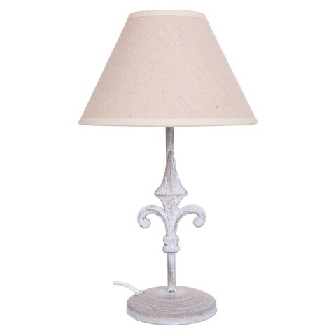 Lampa de masa Fleur de Lis, Creaciones Meng, 1 x E14, 40W, metal/in