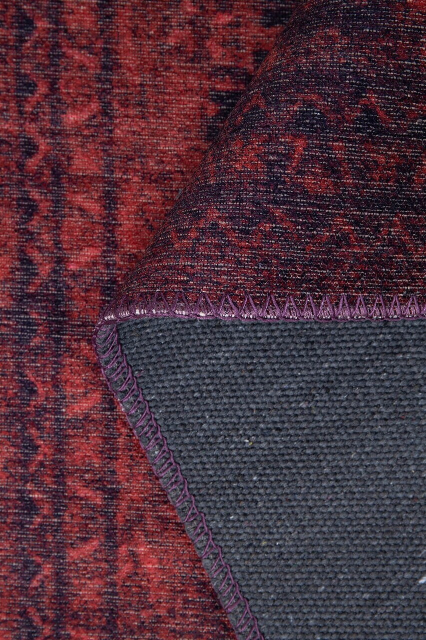 Covor, Folk Chenille, 210x310 cm, Poliester, Rosu — imaginea 4