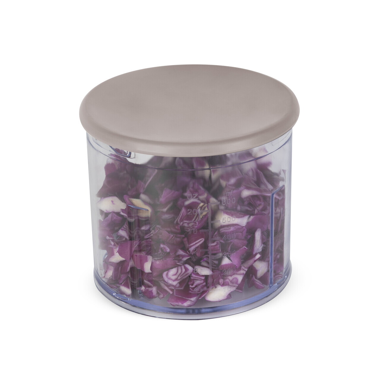 Tocator 2 in 1 Berlinger Haus, Taupe, 600 ml, plastic, taupe mat/transparent - imagine 4