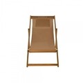 Sezlong, DKD Home Decor, 55 x 110 x 85 cm, salcam/bumbac, maro
