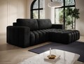 Coltar extensibil dreapta 4 locuri ELTAP, Bon-39, Bonett, 250x175x92 cm, lemn/poliester, gri inchis