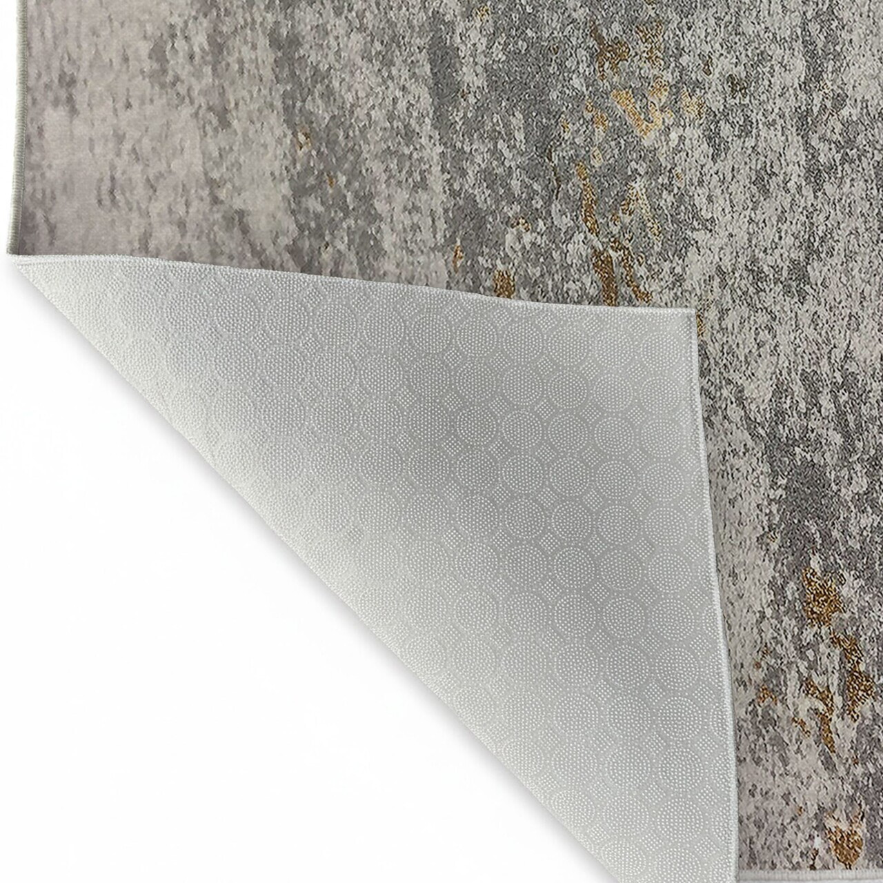 Covor, Woopamuk271, 100x300 cm, Bumbac/Poliester, Gri - view 4