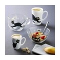 Bol, Luminarc, Cat & Mouse, 540 ml, sticla, transparent
